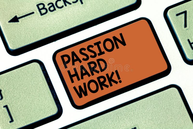 passionate work