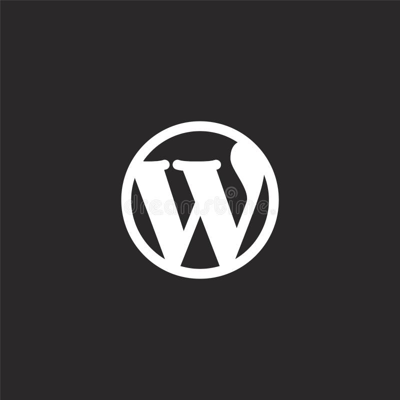 Download Wordpress Icon Design Vector Stock Vector - Illustration ...