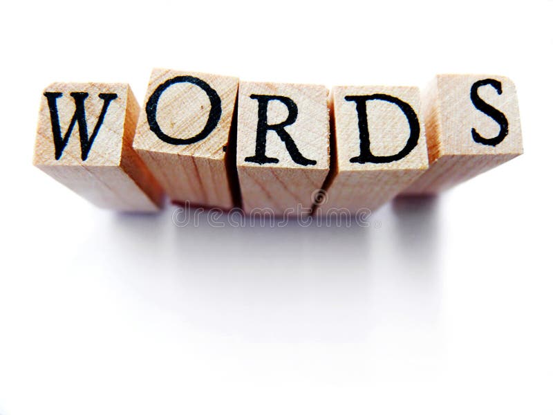 Words stock photo. Image of isolated, spelling, written - 5878146