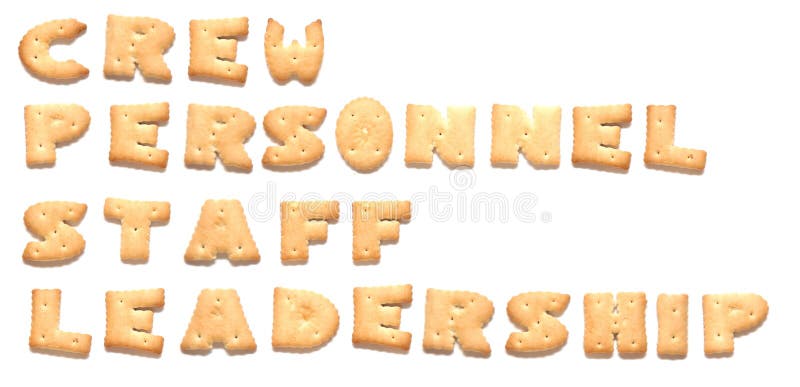 The words made of cookies