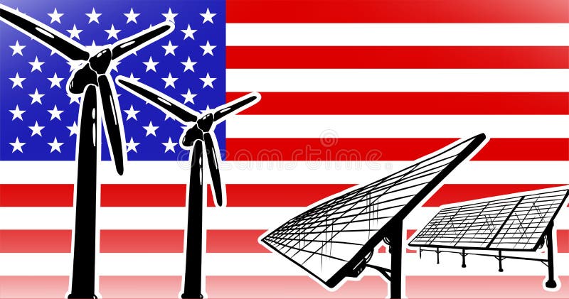 Download Renewable Energy Vector Concept For USA Stock Vector ...