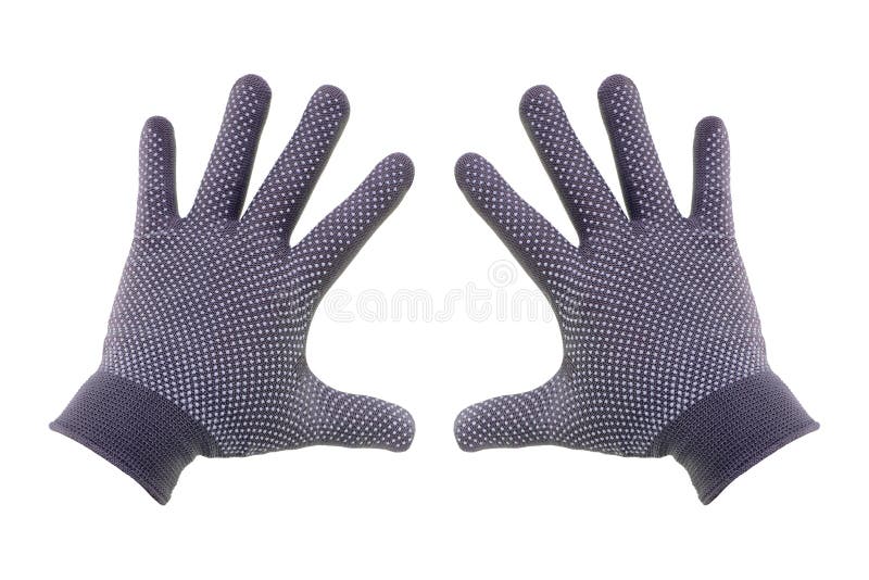 Work Gloves is Point the Finger Symbol Stock Photo Image of isolated