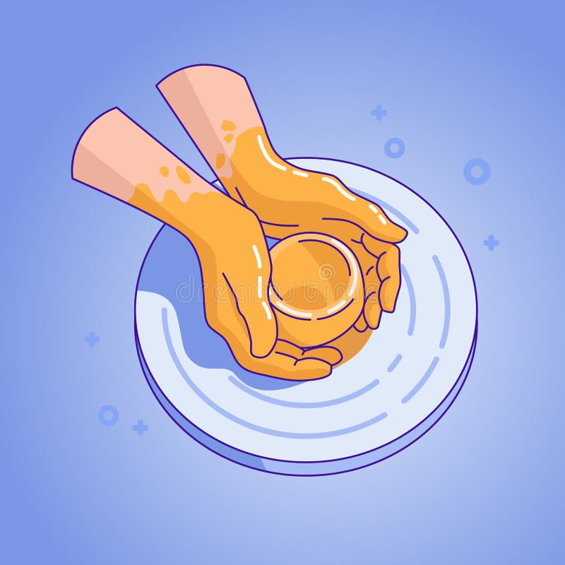 Pottery Wheel Teaching Stock Illustrations – 128 Pottery Wheel Teaching