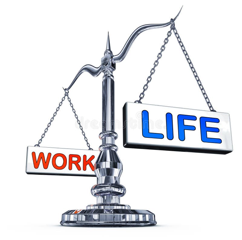 Svale with work and life icons. Svale with work and life icons