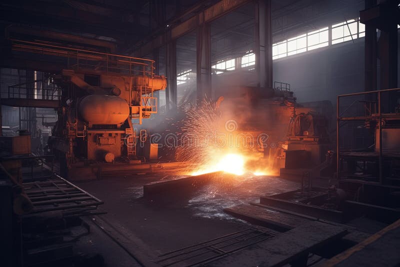Work Process in Metallurgical Engineering at Manufacture of Steel Plant
