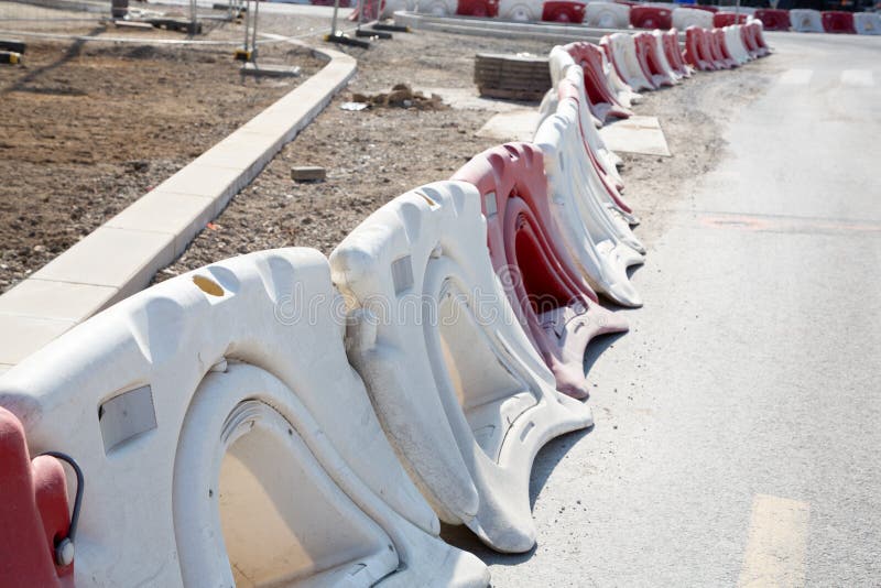 Work in Progress on a Road Building Stock Image Image of danger, work