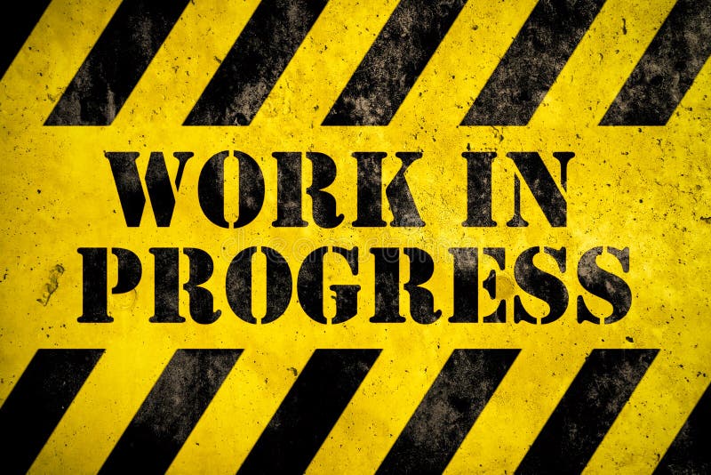 Work Progress Sign Wall Texture Photos - Free &amp; Royalty-Free Stock Photos  from Dreamstime