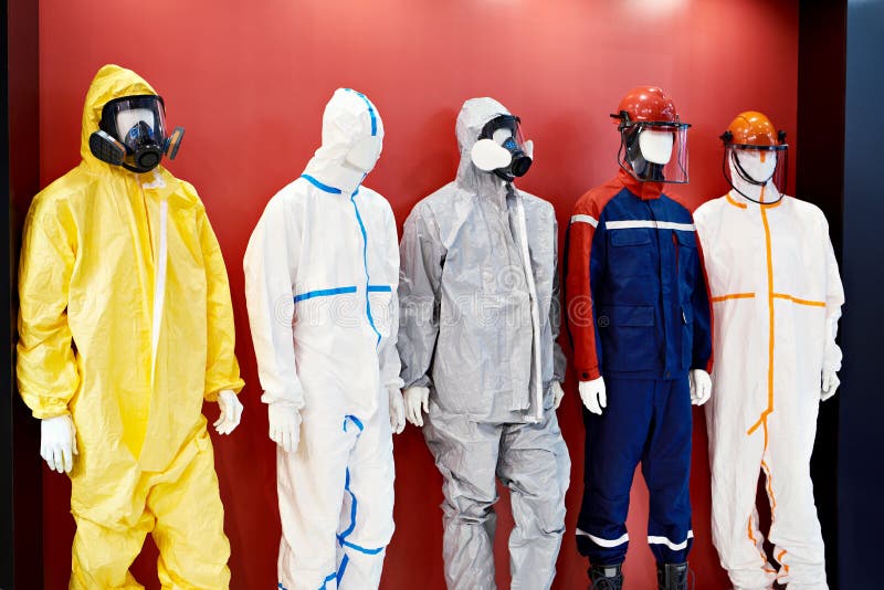 Work Protective Clothing for Industry Stock Photo Image of mannequin