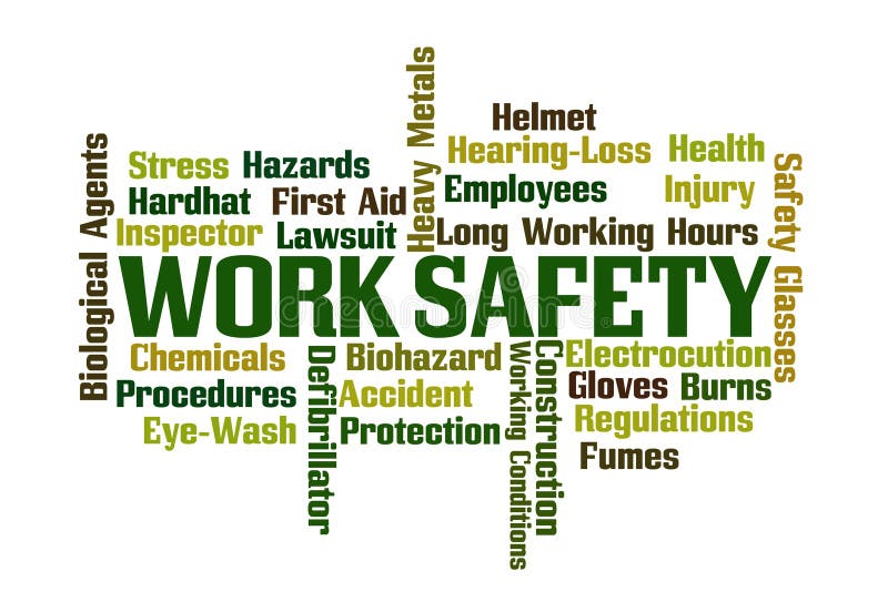 Work Safety royalty free illustration