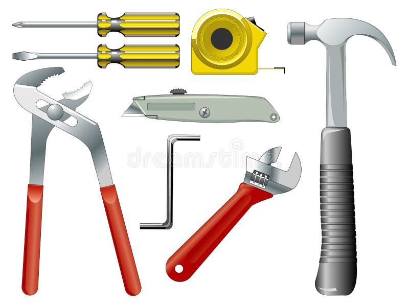 Work tools stock illustration