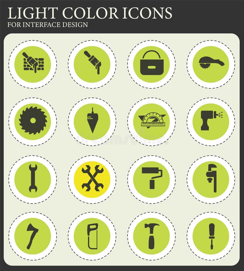 tools set icon tools set icon