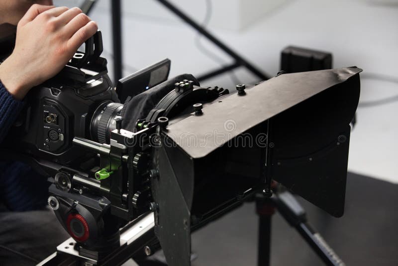 The Work of a Video Camera in the Studio Stock Photo Image of work, quarters 89893342