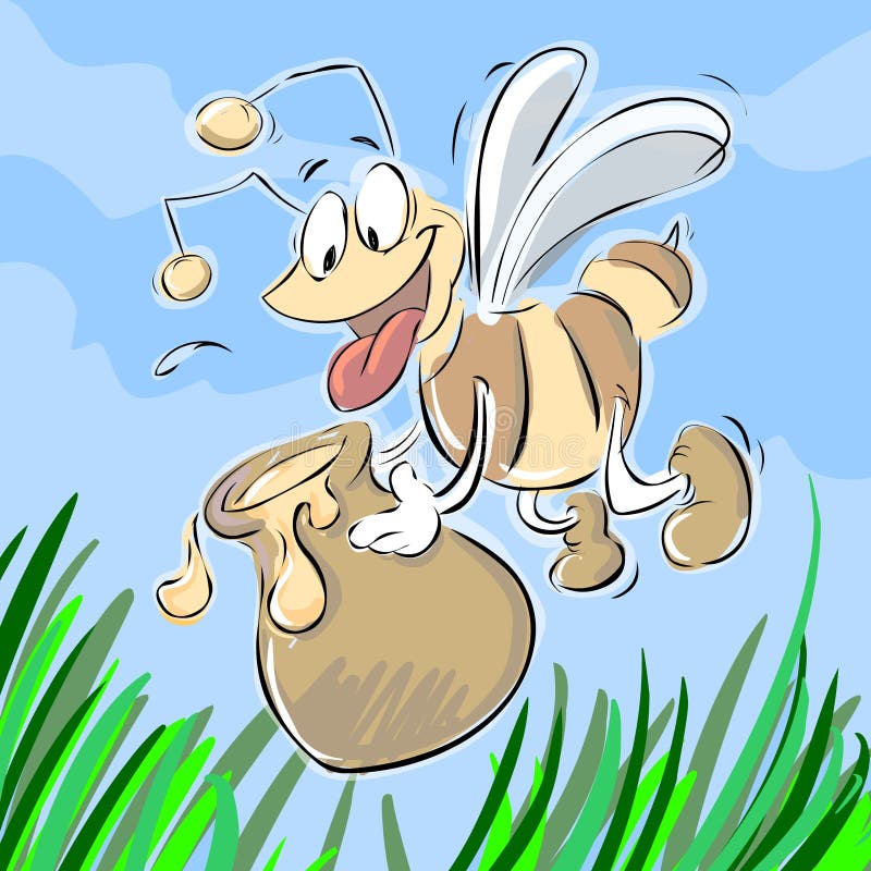 Worker Bee stock illustration. Illustration of insect - 12142578
