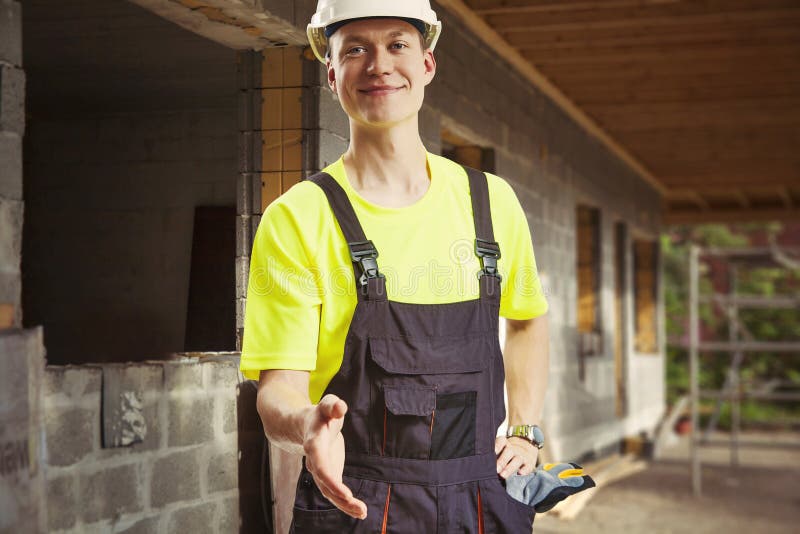 Worker hand shake stock photo Worker hand shake stock photo