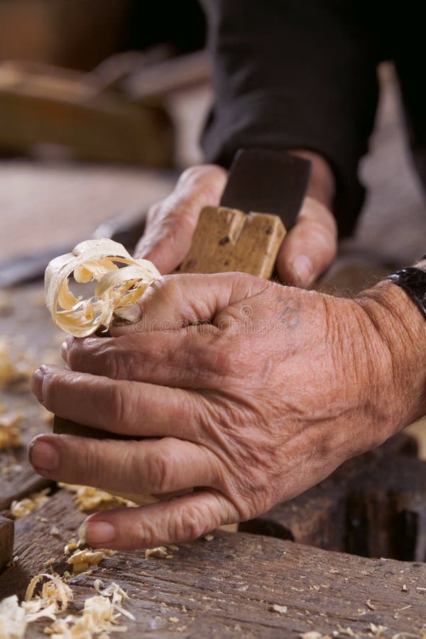 Worker handles a board