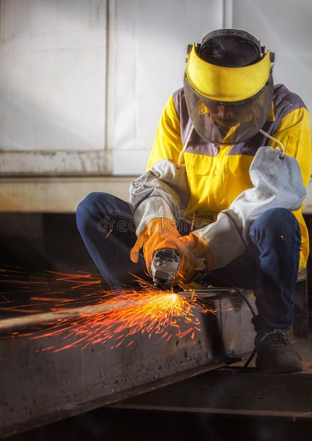 Hard disk grinding stock image. Image of heat, machine 22701449