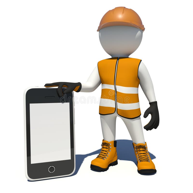 Worker Phone Stock Illustrations – 15,042 Worker Phone Stock ...