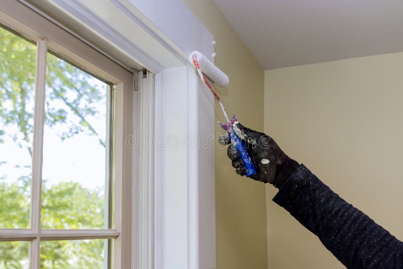 painting window frames different color