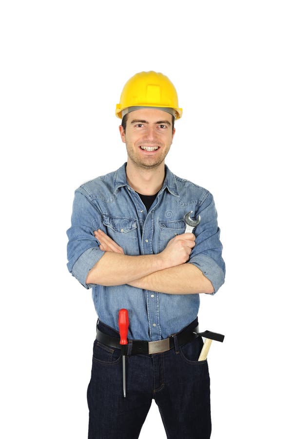 Worker portait royalty free stock photos