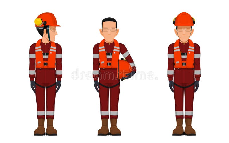 Worker is Standing Straight Stock Vector Illustration of stand, construction 294360228