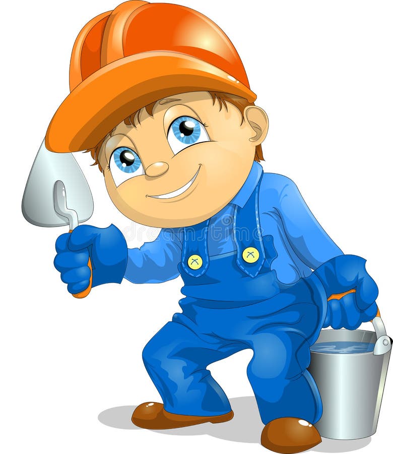 Worker royalty free illustration