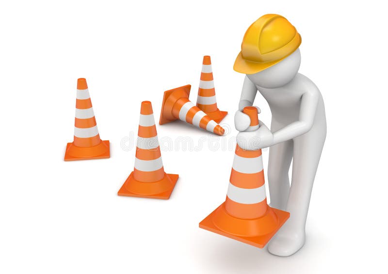 Workers collection - Site under construction vector illustration
