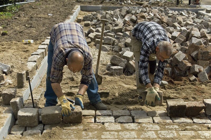 Bestrating leggen