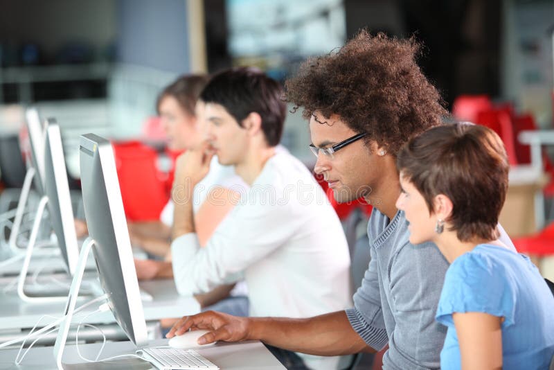 Workgroup in computer lab