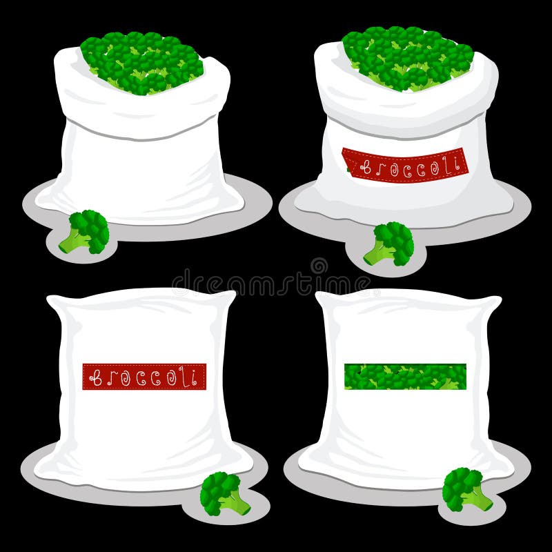 Worki z naturalnym słodkim jedzeniem royalty ilustracja Worki z naturalnym słodkim jedzeniem royalty ilustracja