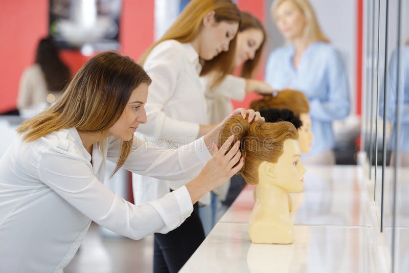Working in beauty salon stock photo. Image of care, girl 232649780