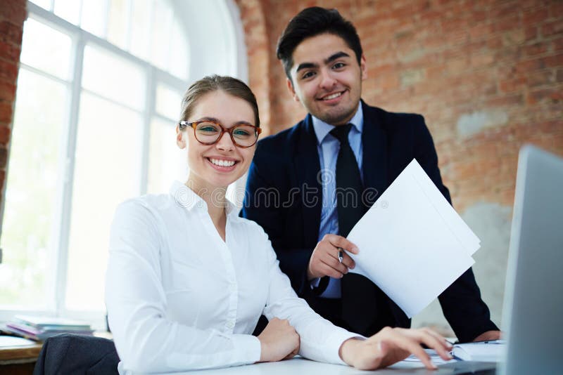 Working at business project stock photography Working at business project stock photography