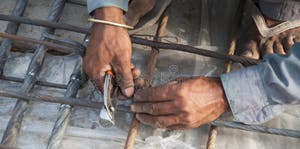 The Working Hands On Steel fixing Stock Image Image Of Reinforcing The Working Hands On Steel fixing Stock Image Image Of Reinforcing