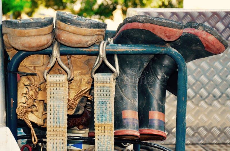 Working Man s Boots stock photo. Image of pairs, boots - 62627346