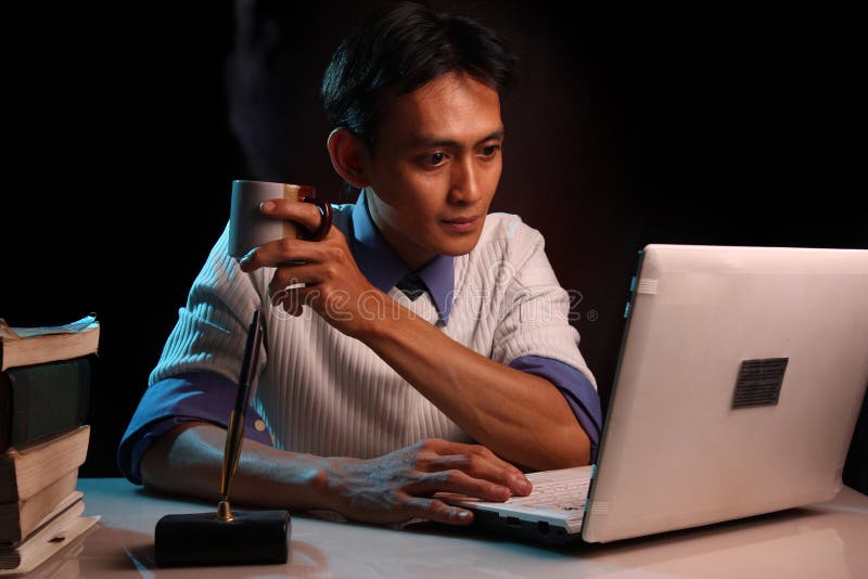 Working overtime royalty free stock image Working overtime royalty free stock image