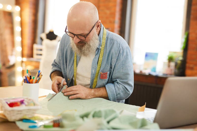 Tailoring work stock photo. Image of couturier, businessman 141632960