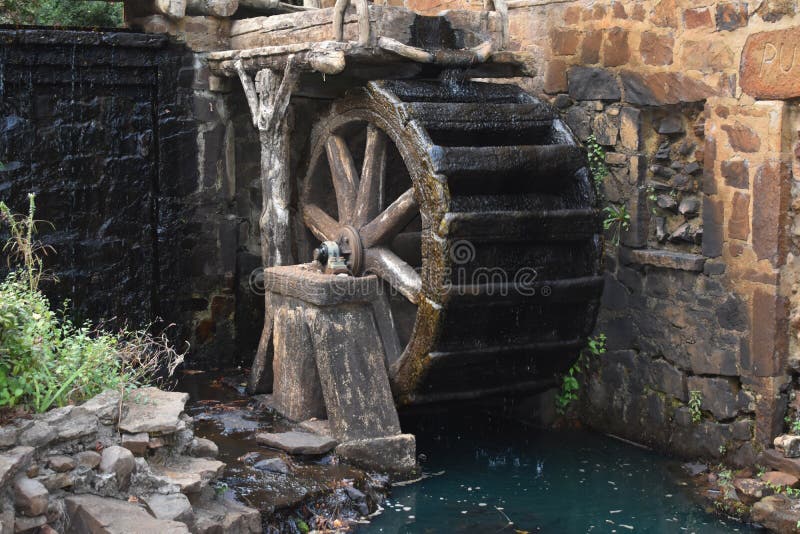 Working water wheel at Old Mill in Little Rock Arkansas