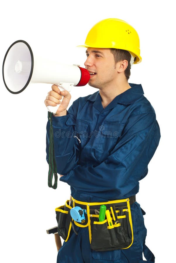 Page 4  Angry Construction Worker Megaphone Images - Free