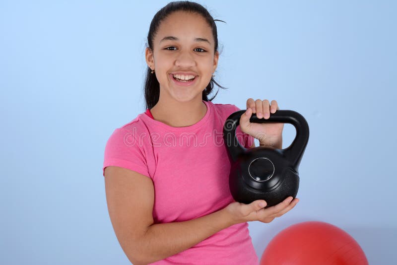 Teenager gym POV vintage
