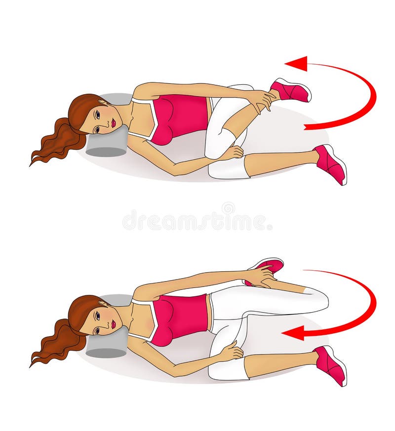 Side Stretches Stock Illustrations – 203 Side Stretches Stock
