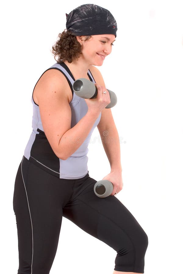 Workout with weights stock photo. Image of weightlifting - 447964