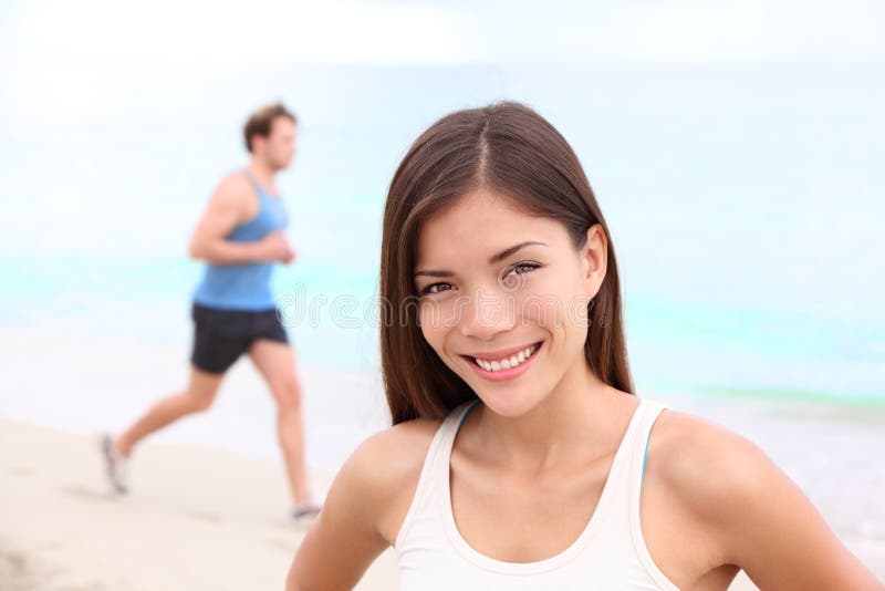 Workout woman portrait stock photos Workout woman portrait stock photos