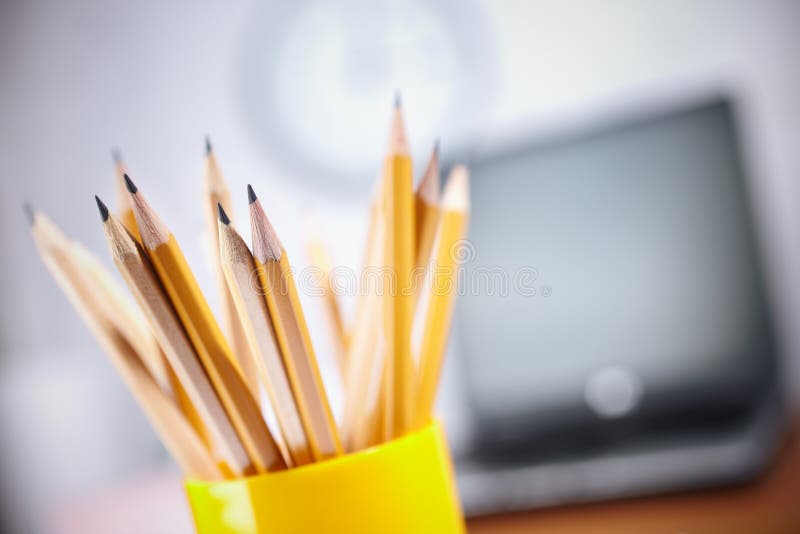 Workplace stock image. Image of concept, laptop, blur - 16669267