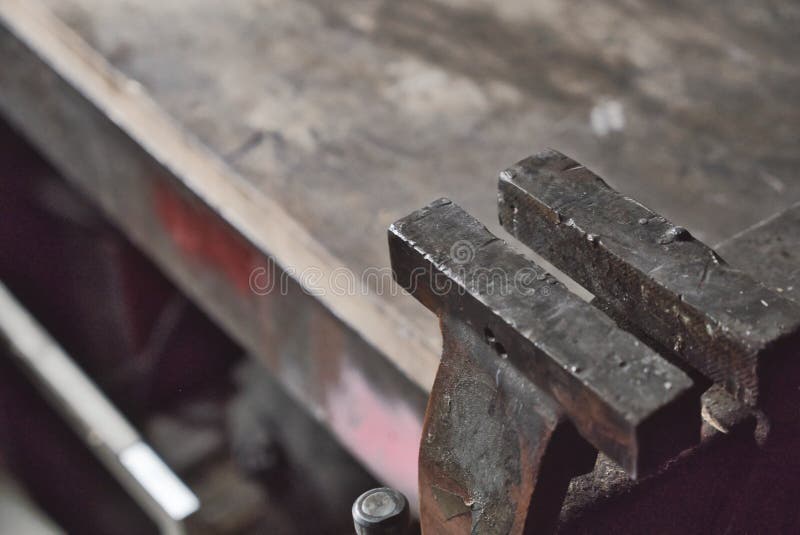 Bench Vice Grip stock image. Image of natural 205232031