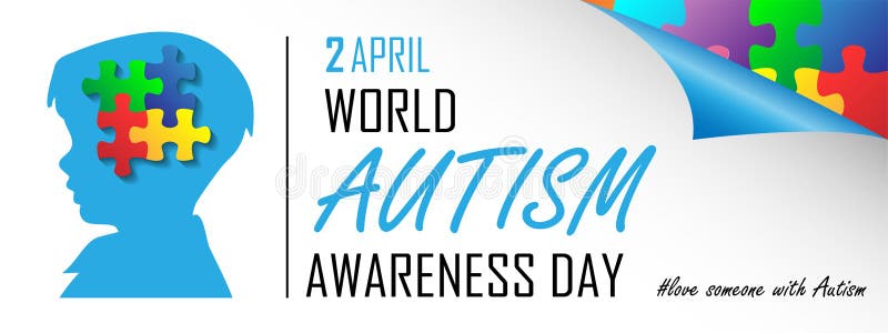 World autism awareness day stock illustration World autism awareness day stock illustration