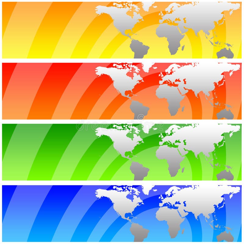 World banners stock illustration. Illustration of globalization - 18273096
