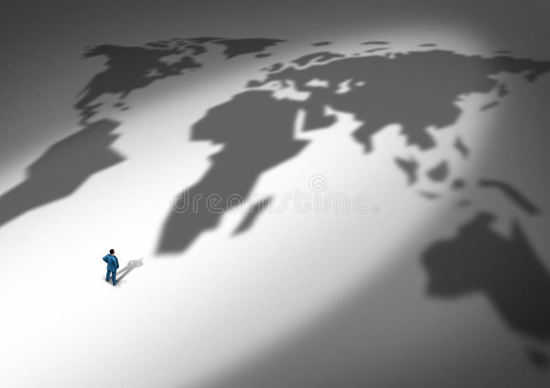 World Business Strategy royalty free illustration