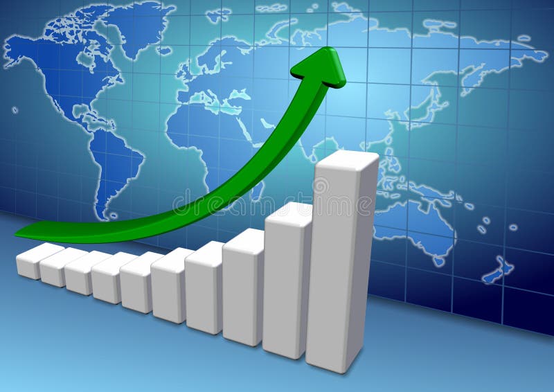 World chart vector illustration