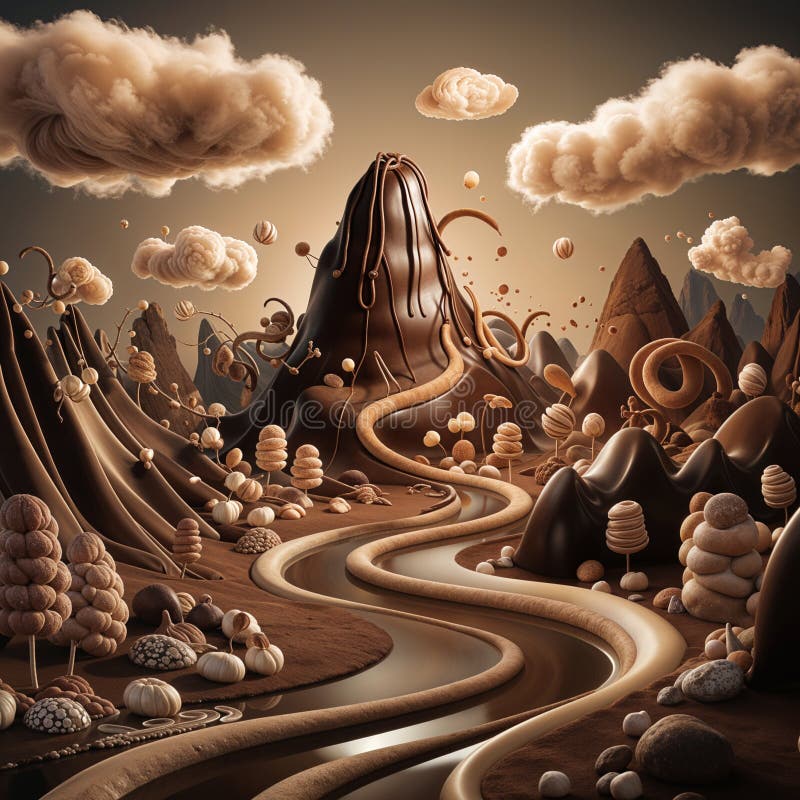 World Chocolate Day Illustration Design Stock Illustration