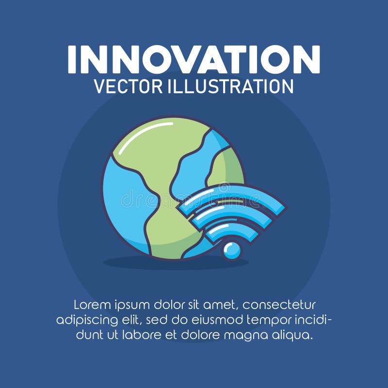Innovation technology image royalty free illustration