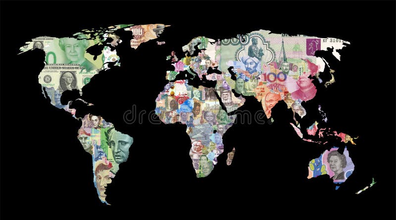 World currency map